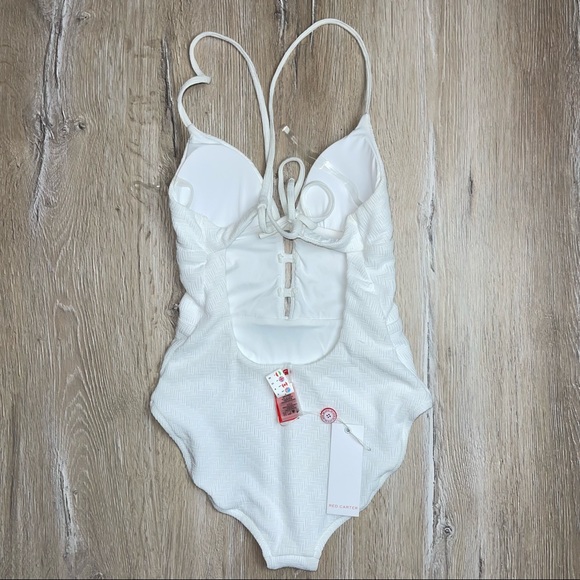 Red Carter Twilight Jennifer One Piece Swimsuit WHITE SZ SMALL BNWT - Picture 8 of 10